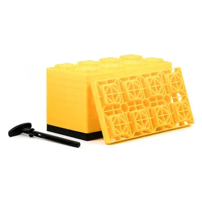 Выравнивающие блоки для автодомов, взаимосвязанные выравнивающие блоки для автофургонов 4 х 2, упаковка из 10 шт.