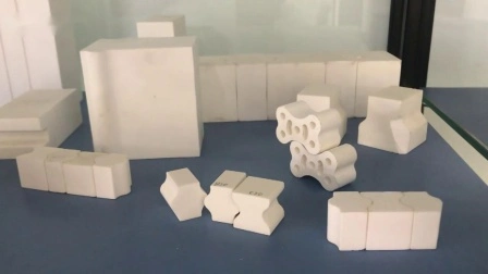 Нерегулярные керамические изделия 92% керамические блокирующие блоки Al2O3 для керамического резинового вкладыша